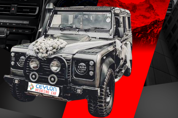 defender wedding car
