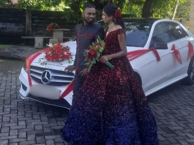 benz wedding car 4