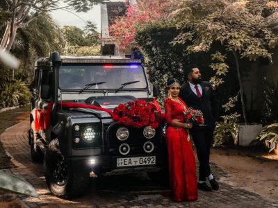 Defender Wedding Car 2